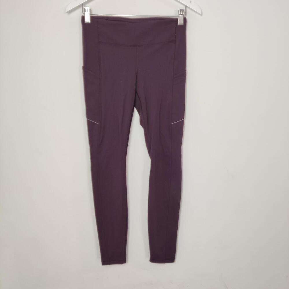 Lululemon Speed Up Tight Full-On Luxtreme 28" Black Cherry Size 6